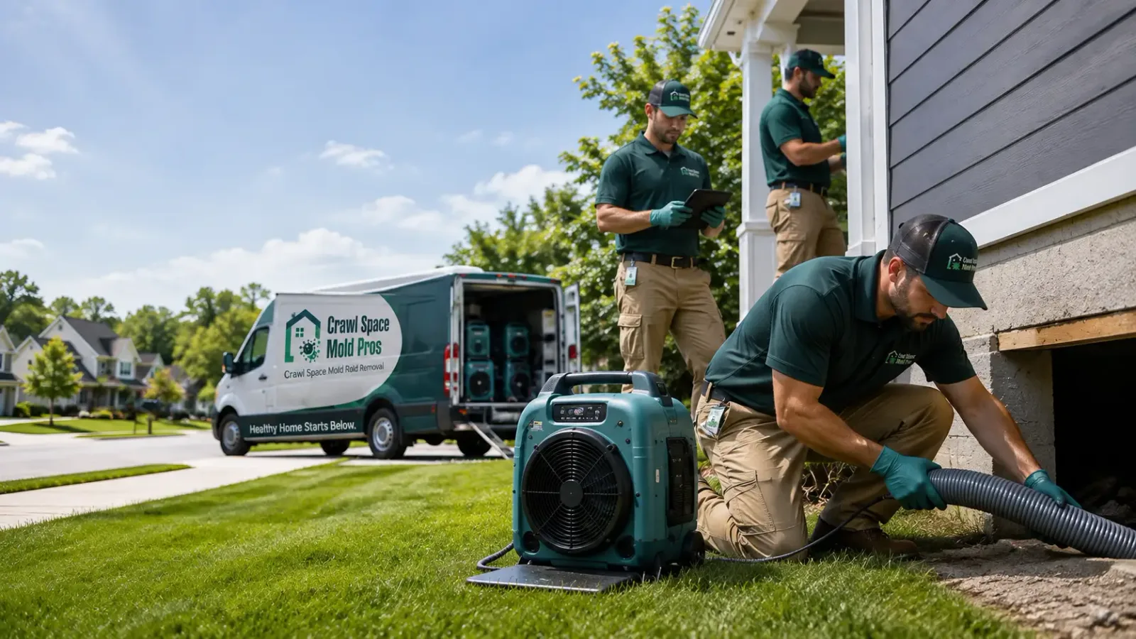 Crawl Space Mold Removal in Arkansas City, KS